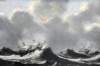 嵐の海